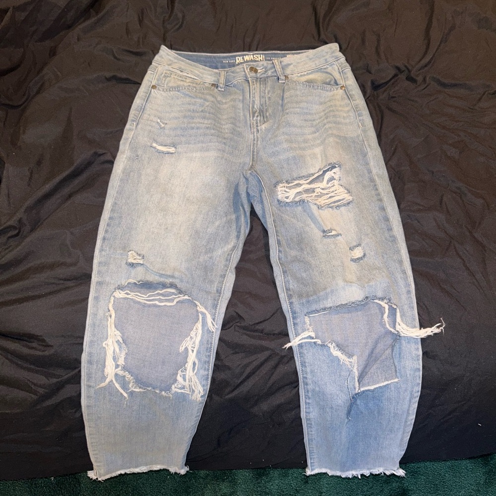 Rewash High Rise Vintage Light Blue Jeans